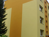 Sanace a kompletní zateplení objektu panelového domu - Vlčí Vrch 672-673